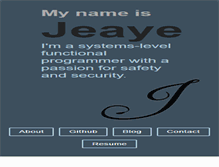 Tablet Screenshot of jeaye.com